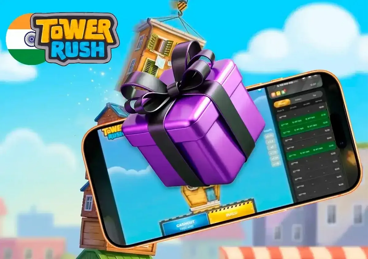 Tower Rush Triple Build bonus — three floors stacked in a single action